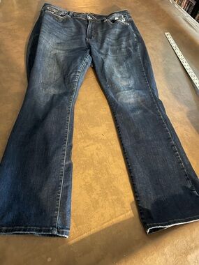 Judy Blue Two-Tone Blue Denim Jeans Bootcut